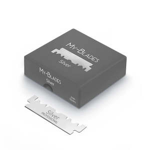 My-Blades Silver Single Edge Blades (100 half DE blades)