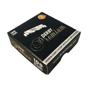 100x Derby Premium Saloon single edge Razor Blades