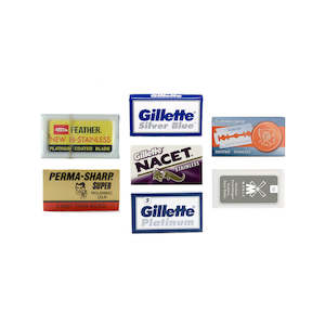 Premium DE Razor Blade Sampler Pack (50 Blades)