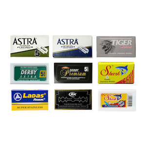 Sampler Pack of 45x DE Razor Blades