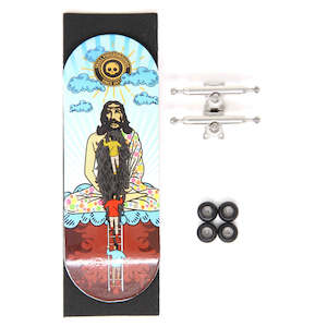 Skull Professional Completes: Skull Hippie Jesus Pro Complete Wooden Fingerboard