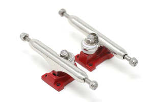 Skull Pro Trucks Silver/Red 34mm