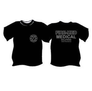 Fire-Med Medical Solutions T-Shirt (Black) - Fire-Med Solutions