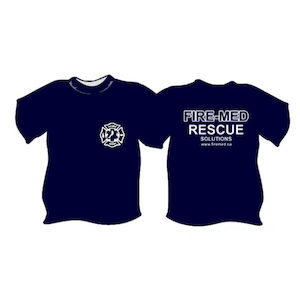 Fire-Med Rescue Solutions T-Shirt (Navy) - Fire-Med Solutions