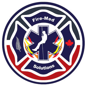 Fire-Med Solutions Sticker (Red/White) - Fire-Med Solutions