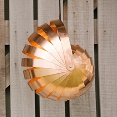 Nautilus Hanging Light Shade – COPPER