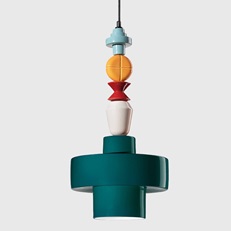 Lariat Cylinder Pendant Light by Ferroluce