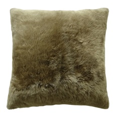 Long Wool Sheepskin Floor Cushion