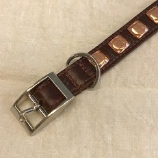 Dog Collars by Level 42 Design – Studded Leather