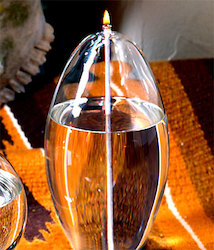 Pod Table Light Handcrafted Glass Candles