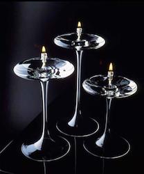 Omni Stem 7",  9" or 11"   Handcrafted Glass Candles