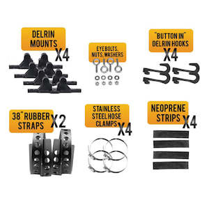 Quick Fist Kayak Roof Top Mounting Kit