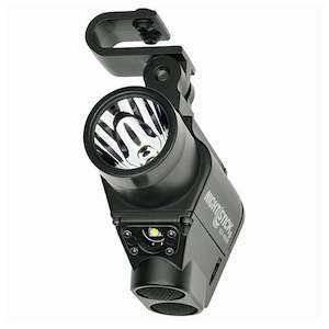 Helmet Mounted Dual Light Flashlight