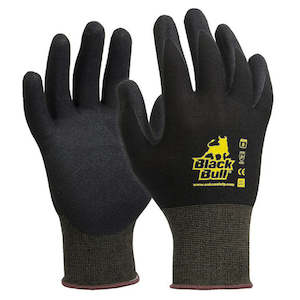 Black Bull Sandy Nitrile Glove