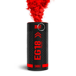 Performing arts: RED SMOKE GRENADE - EG18 - ENOLA GAYE SMOKE BOMB