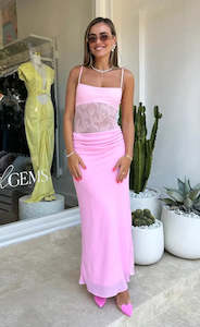 Full Length: Gabriel Maxi Dress (Pink)