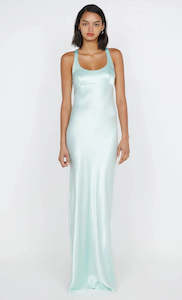 Full Length: Maxina Crossover Dress (Mint)