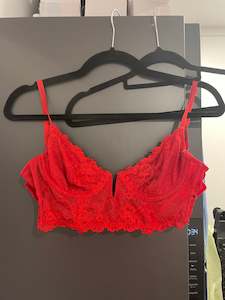 Ex Rentals For Sale: Red lace corset - FOR SALE