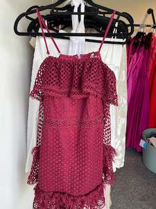 Maroon Knit Dress FOR SALE