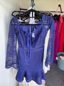 Blue Knit Dress FOR SALE