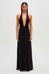 Jennifer Cupro Maxi (Black)