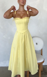 Clarabelle Dress (Yellow)