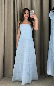 Womenswear: Soundscape Maxi Dress (Baby Blue)