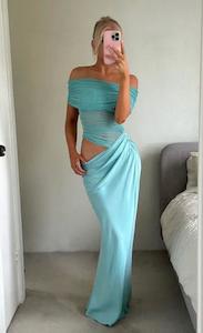 Dress Rental Ball Dress: Nico Dress (Aquamarine)