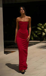 Dress Rental Ball Dress: Louie Gown (Red)