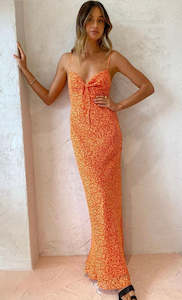 Orange: Cheri Maxi Dress