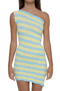 Ete Dress (Yellow/ Blue)