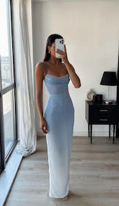 White: Monte Carlo Gown (Blue)