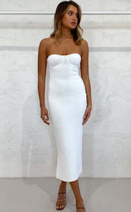 White: Penny Strapless (Ivory)