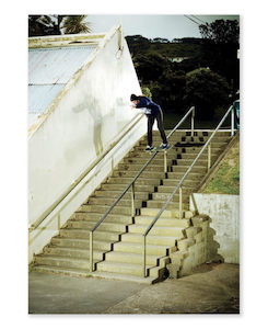 Adam Kinsman Boardslide Welliington 2010 Print