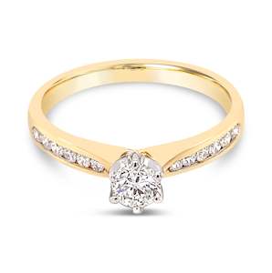 18ct Yellow Gold Diamond Ring 0.50ct