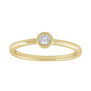 9ct Yellow Gold 0.25Ct HI/I1 Diamond Ring