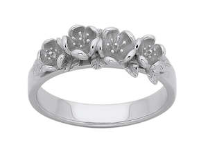 Jewellery: Karen Walker Sterling Silver Wreath Ring - Size M