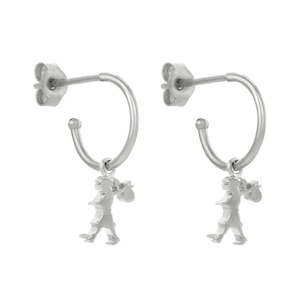 Karen Walker Runaway Girl Hoop Earrings Stg