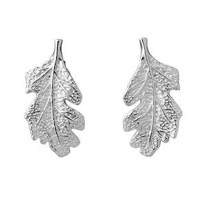 Karen Walker Leaf Studs Sterling Silver