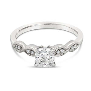 Platinum Diamond 0.71ct Venezia Ring