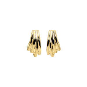 Vitality Earrings - Yellow Gold Plated Sterling Silver