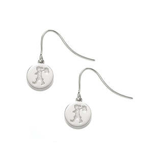 Runaway Girl Stamp Earrings