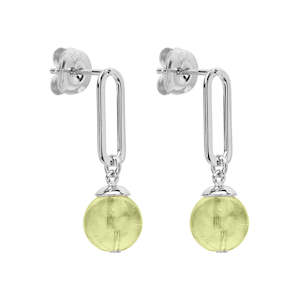 Jewellery: Natura Prehnite Earrings