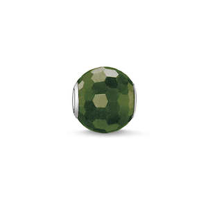 Thomas Sabo Green Bloodstone Charm