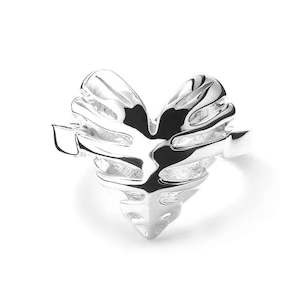 Stolen Girlfriends Club Heart Cage Ring Size Q