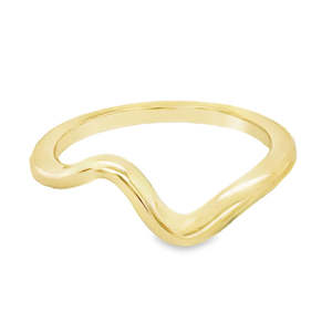 9ct Yellow Gold Wave Ring