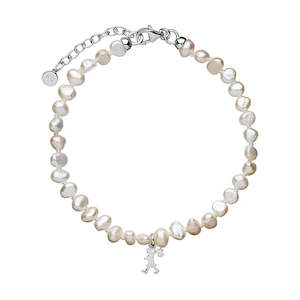 Karen Walker Mini Girl With Pearls Bracelet