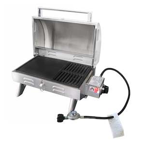 Recreational: Kiwi Sizzler Solid Top 316 S/S BBQ With Flame Failure Device