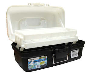 Pro Hunter Two Tray Tackle Box - White