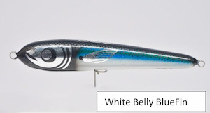 Big Boy Top Water Lure - White Belly Bluefin